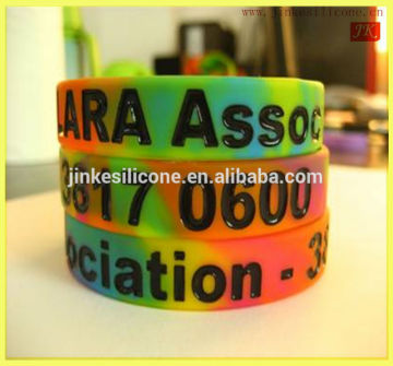 2014multi-color wholesale silicone shape rubber band