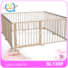 wooden playpen for baby/baby play yard with 8 sides