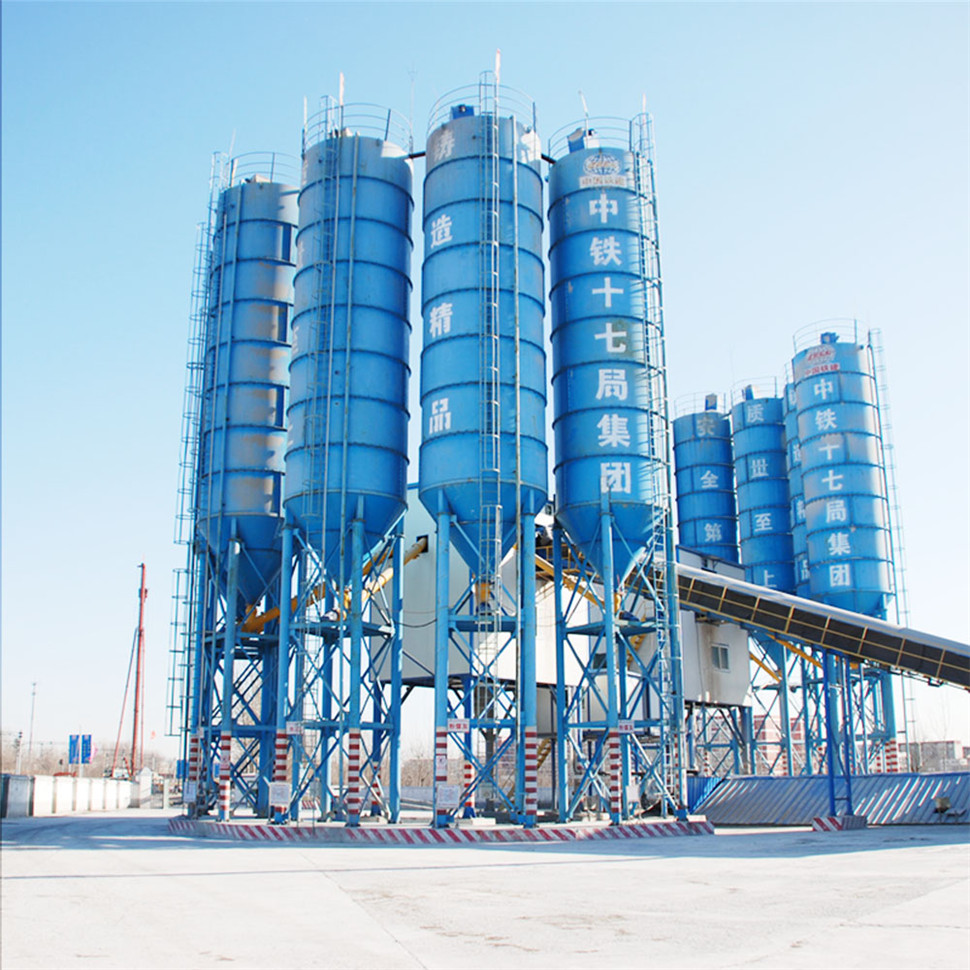 Durable different types 90m3/h concrete batching plant