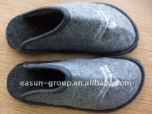 Velvet &non-woven&terry men indoor soft slippers