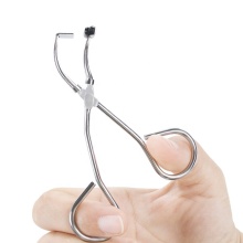 Silver Partial Eyelash Curler - New Design Beauty Eye Makeup Tool