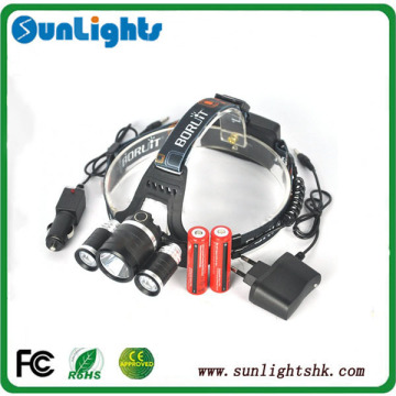 head bike flashlight for bike head torch wide range high light 30w 3000lm with 18650 battery