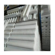 Thassos White Marble Skirting with Prefabricated Pattern
