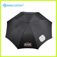 Schwarzer Reise-automatischer faltender Regenschirm für Förderung