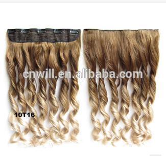 New Long hair clip in layer hair extension clip in curly hair full head clip in hair extensions