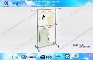 Single-pole Telescopic Indoor Clothes Drying Rack and Stand