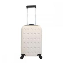 Unisex luggage with embossed pringting