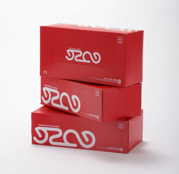 Boxed facial tissue household