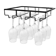 Under Cabinet Wine Rack for Stemware and Red Wine Glasses