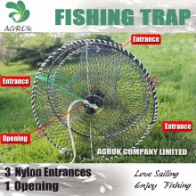 3 Entrances Round Crab Trap Cage