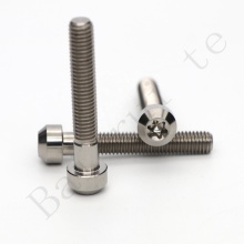 Lightweight High Strength GR5 Titanium Cup Torx Socket Bolt for Motorcycle and Mountain Bike