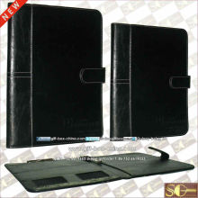 Faux leather file folder