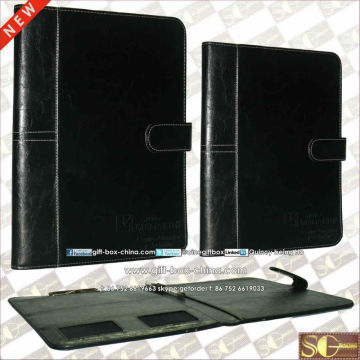 Faux leather file folder