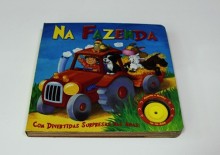 Children board book with sound module