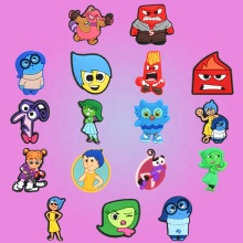 Custom Logo PVC Rubber 3D Flower Clogs Shoe Charms Wholesale