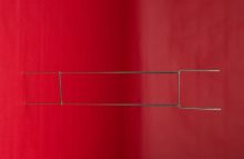 Galvanised yard sign holders