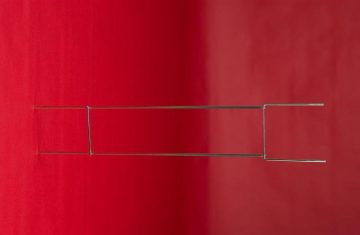 Galvanised yard sign holders