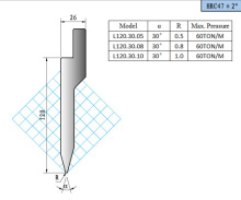 Acute Mould for Press Brake