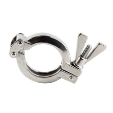 stainless steel heavy duty double pin tri-clamp tri clover clamp