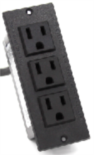 Desktop Recessed Socket for 3-Position Socket