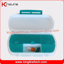 Neueste Design Plastik 6-Koffer Pill Box (KL-9133)
