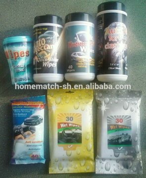 FLOWPACK, CANISTER/TUBE PACK CAR INTERIOR CLEAN WIPES