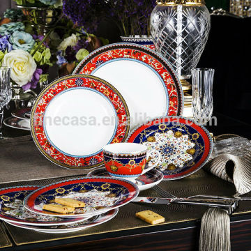 20 Pieces Fine Bone China Luxury Fine Porcelain Wholesale Dinnerware