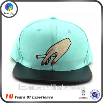 Custom logo embroidery snapback hat/snapback hat wholesale