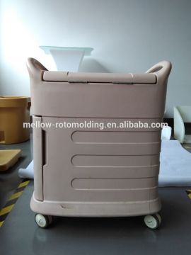 Roto-molded containers insulated Wheeled ICE STORAGE WAGON
