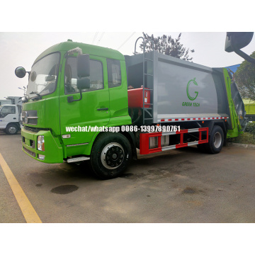 Dongfeng 14cbm/10tons waste/trash/garbage compactor truck