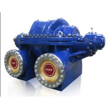 Pompe centrifuge à double aspiration de cas de fente axiale, pompe à eau de drainage de capacité de volume élevé