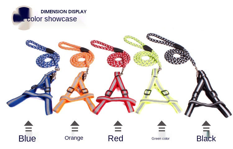 Pet supplies wholesale special traction pull leash dog treadmill morning run special traction rope factory direct supply