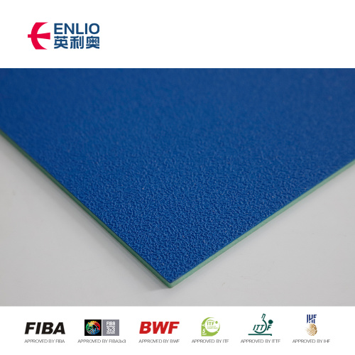 Tapis de terrain de badminton professionnel en pvc BWF 5.0mm pour sol sportif 2021