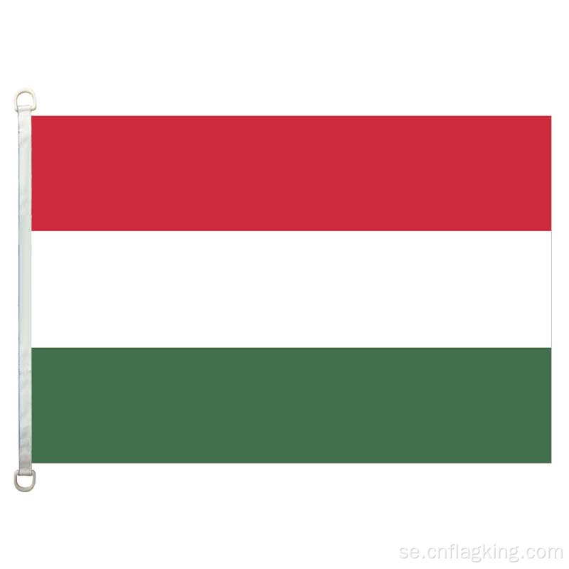 Ungerns nationella flagga 90 * 150 cm 100% polyster