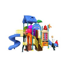 Kid Outdoor Plastic Slide Combination Amusement Equipment