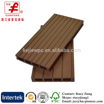 Cheapest Wood Plastic Composite Decking Waterproof WPC Hollow Deck Flooring 150x25mm WPC Decking Prices