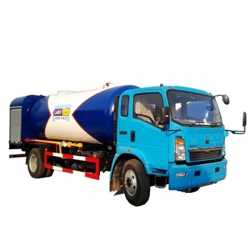 HOWO 12000liters gas delivery truck 12m3 mobile gas distribution tanker trucks