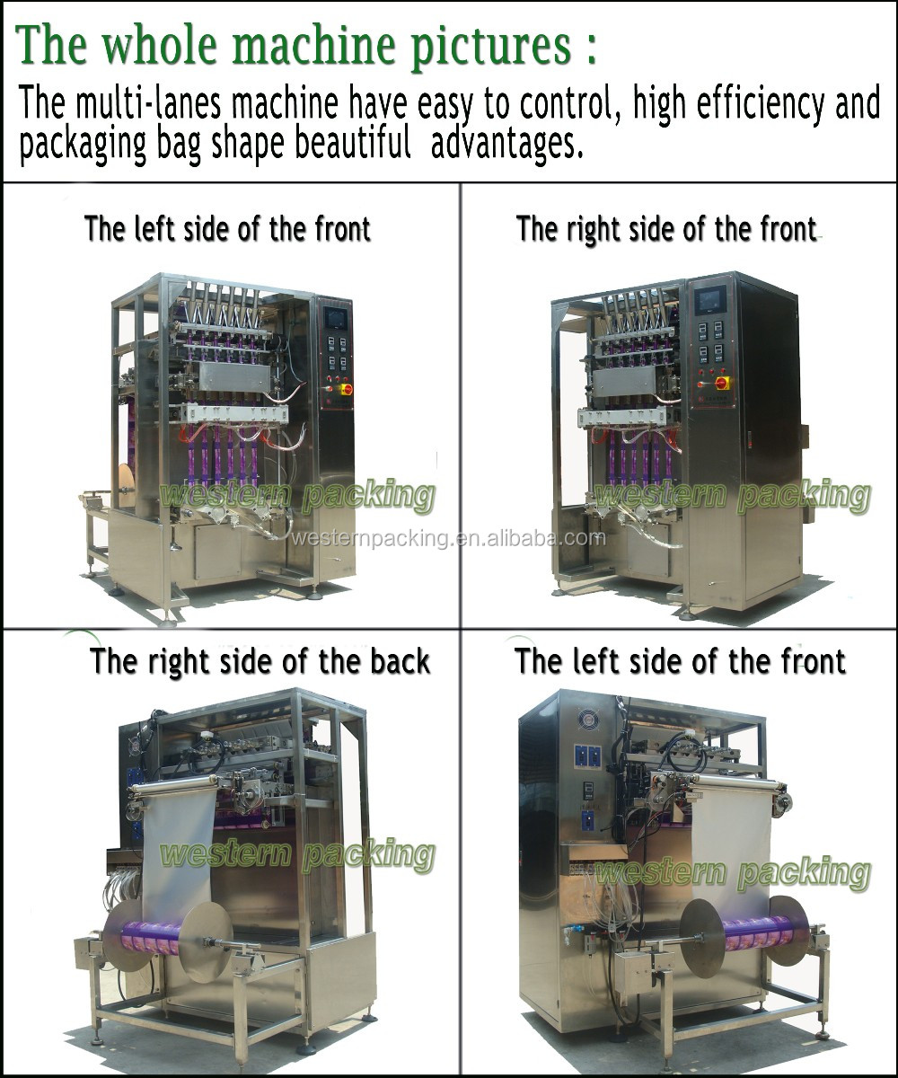 multi lane powder stick filling and packing machine-medical powder