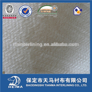 good quality weft insert napping interlining
