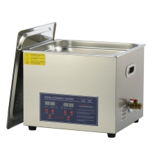 110V Ultrasonic Cleaner with Digital Timer & Heater - Stainless Steel Ultrasound Washing Machine