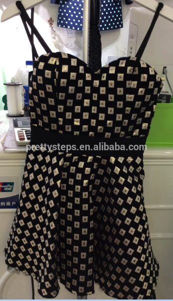 Pretty Steps 2014 women clothing hot sexy dress braces skirt/ Guangzhou Garments supplier