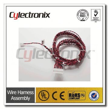 Male-female wire rope cable assemblies