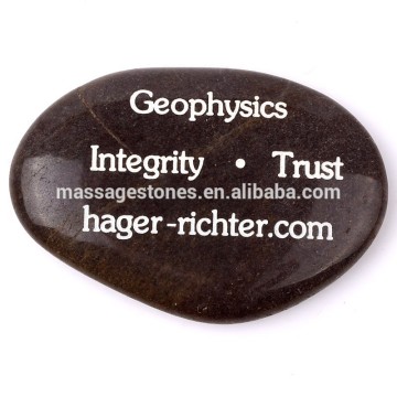 Wholesale engraved personalized letter stone gifts engraved inspirational stones