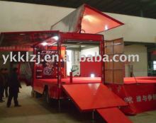 Trailer ramp tailgate lift with strong spring