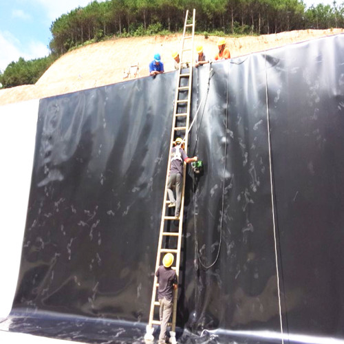 0.75mm HDPE geomembrane as sea cucumber pond liner