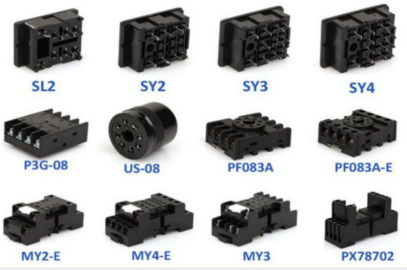 SAIPWELL/SAIP New Product 28VDC/240VAC Socket Mounted Electrical High-Power Relay