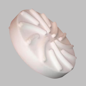 Nodular PVA Brush for Chip sapphire wafer