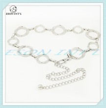 Popular Jewelry Silver Ladies Costume Dressy Metal Chain Belt