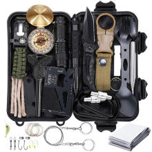 Camping Survival Kit: Emergency Kits, Survival Size Tactical Medical Bag First Aid