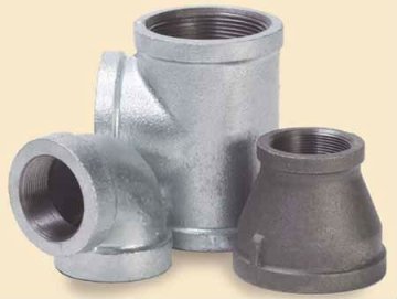 Malleable cast iron pipe fitting